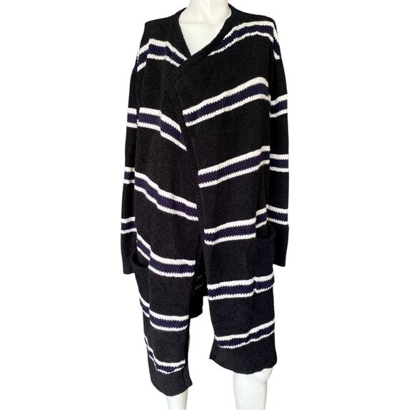 &. Layered Striped Cardigan Large - Picture 1 of 6